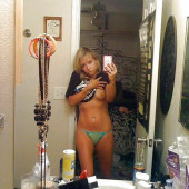 Kara Eberle topless-selife