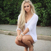 Anna Nystroem upskirt