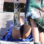 Bella Hadid pussy slip