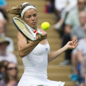 Camila Giorgi upskirt