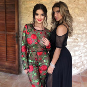 Demi Rose braless