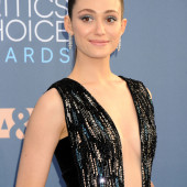 Emmy Rossum braless
