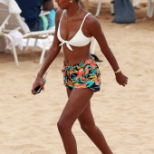 Jasmine Tookes beach