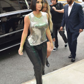 Kim Kardashian braless