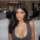 Kylie Jenner braless