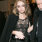 Lily-Rose Depp see through
