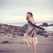 Miley Cyrus beach