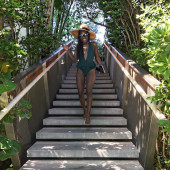 Nikeata Thompson swimsuit