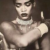 Rihanna topless