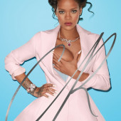 Rihanna topless