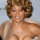 Whitney Houston cleavage
