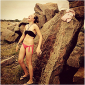 Yvonne Pferer bikini